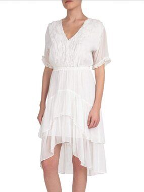 The Kooples White Dress Size 2